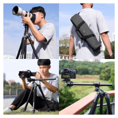 Ulanzi MT-59 (3114) - statyw fotograficzny z głowicą kulową (łamany, funkcja monopodu) - przykład użycia